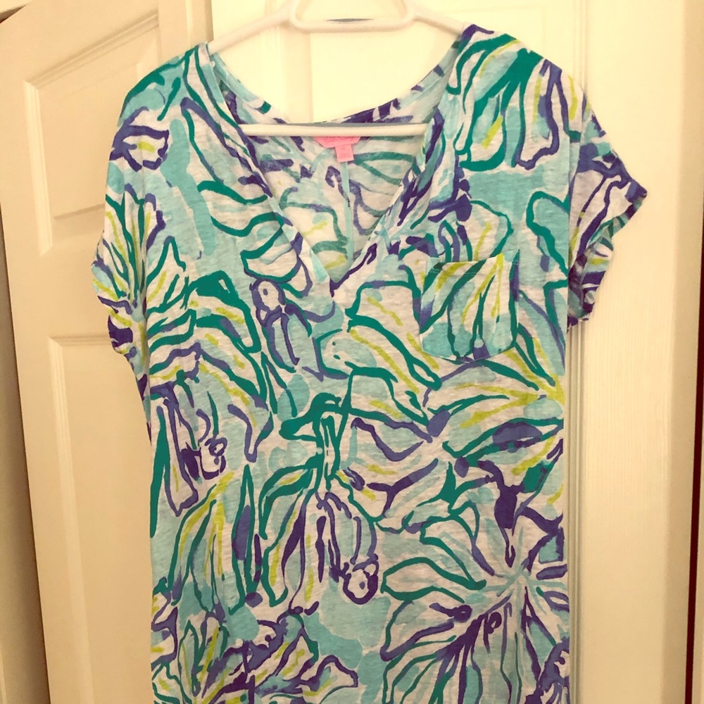 LILLY PULITZER Short Sleeve Dress
